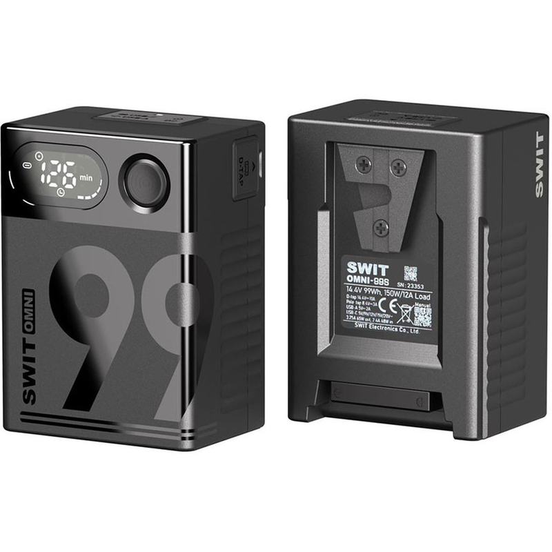 SWIT OMNI-99S - 99Wh Mini V-Mount Battery with USB-C