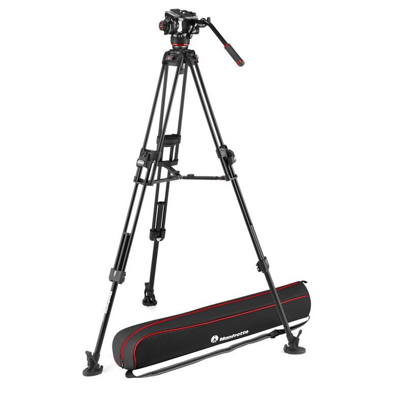 Manfrotto 504X Alu Fast Twin Tripod kit