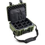 B&W Case Type 4000 w/ TEX.166.RPD (Photo Bag); Bronze Green
