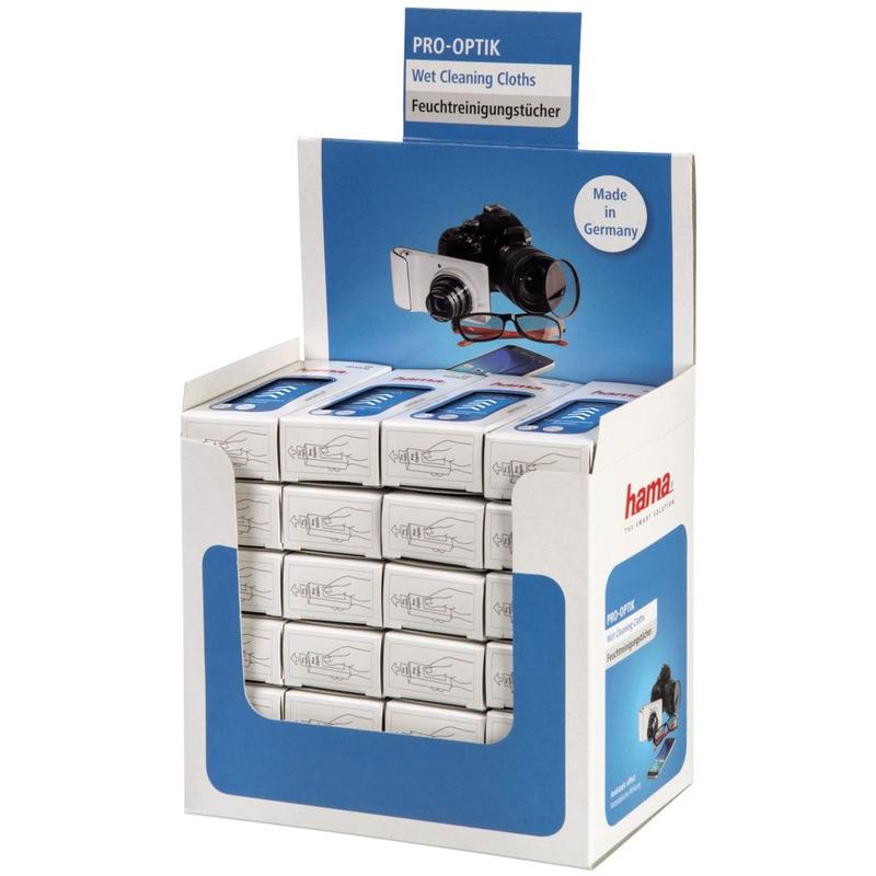 Hama Pro-Optic Wet Cleaning Cloths
