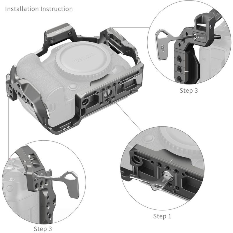 SmallRig 4977 Hawklock Quick Release Cage For Canon EOS R5 MkII