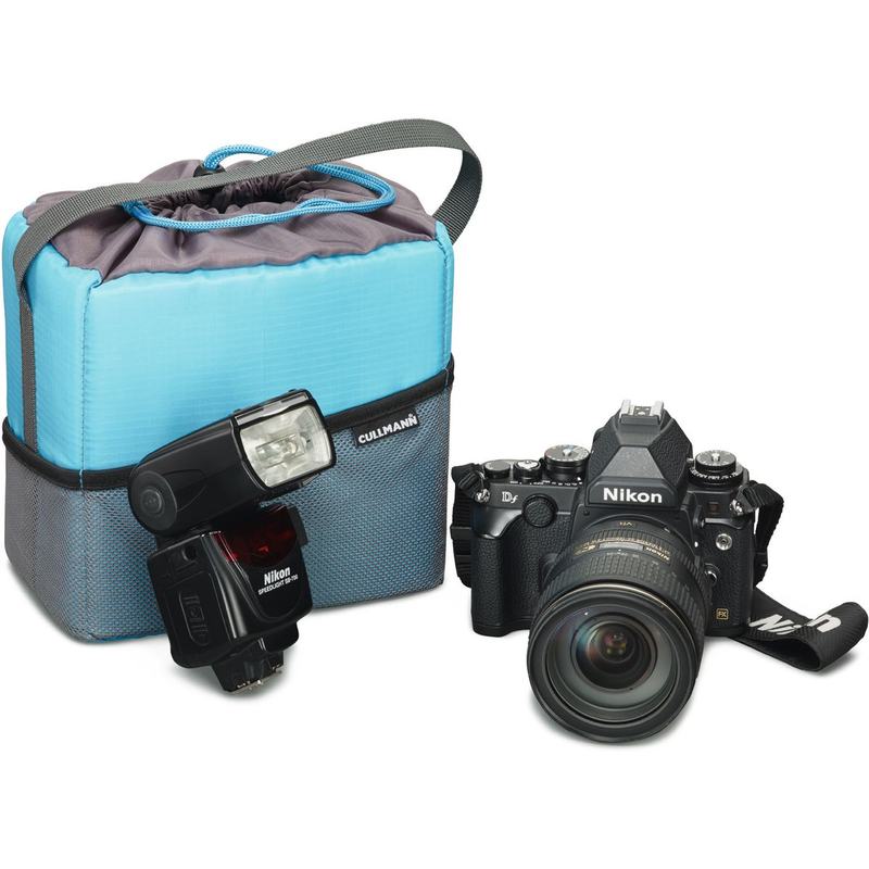 Cullmann Camera Container [medium] Cyan/Grey Camera Insert