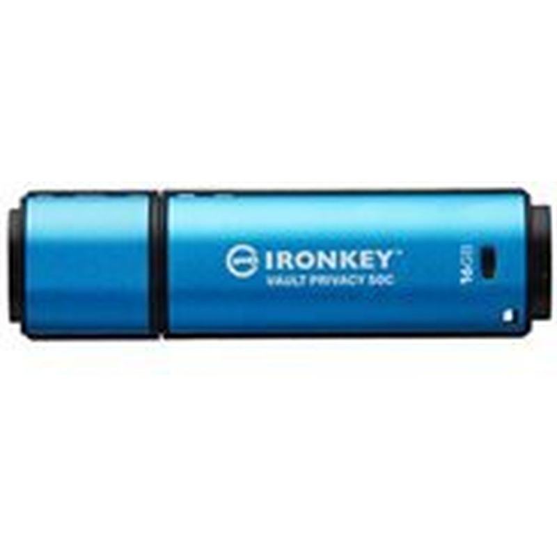Kingston 16GB USB-C IronKey Vault P 50C AES-256