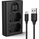 K&F Concept NP-W235 Dual Battery-Charger USB-C w/ Display