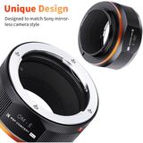 K&F Concept Lens Adapter Olympus OM Sony E-Mount (PRO)