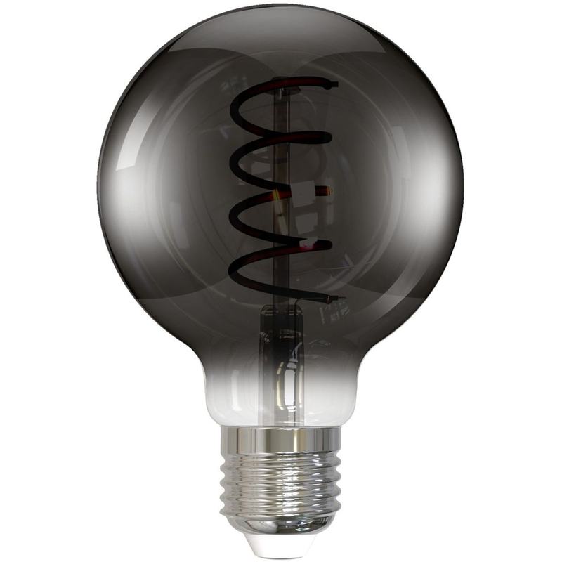 Hama LED-Gloeidraadlamp E27 Sphere G80 Smoke Helder Extra Warm White DIMB.