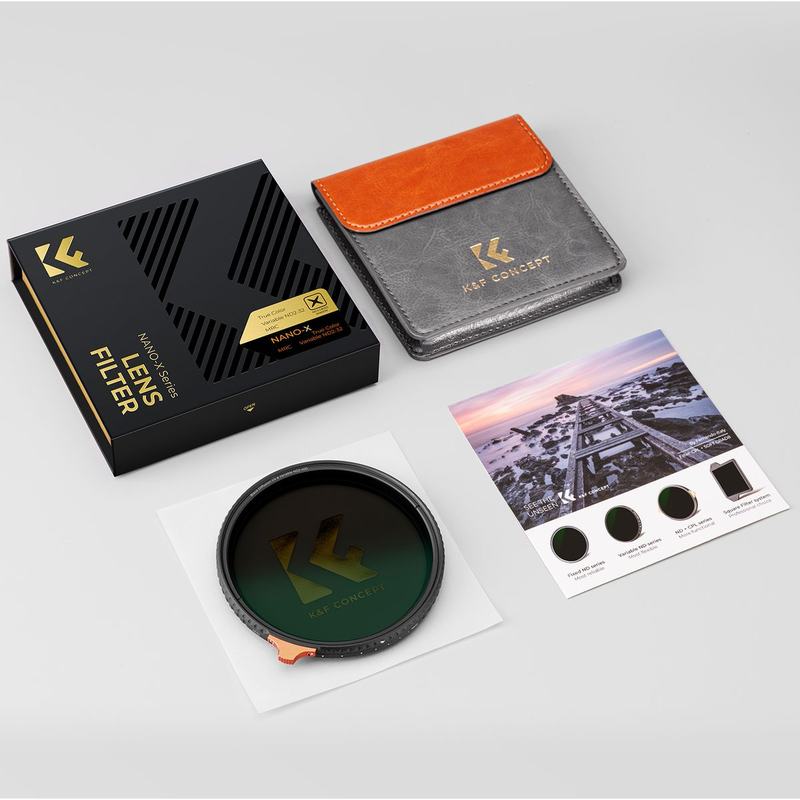 K&F Concept True Colour Variabel ND2-32 Filter Nano X - 82mm