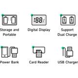 Mcoplus Duocharger USB NP-FZ100 SD
