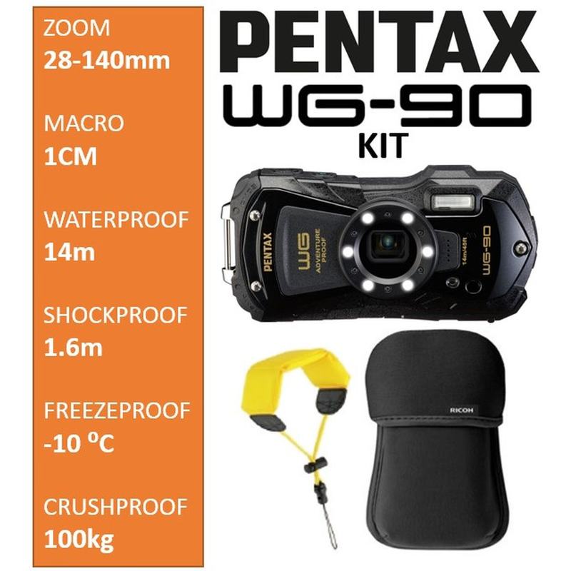 Pentax WG-90 Black Kit