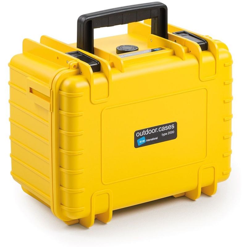 B&W Outdoor.cases Type 2000 Yellow / Empty