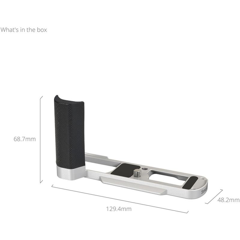 SmallRig 5701 L-Shaped Mount Plate Handle For Panasonic LUMIX L10 (Silver)