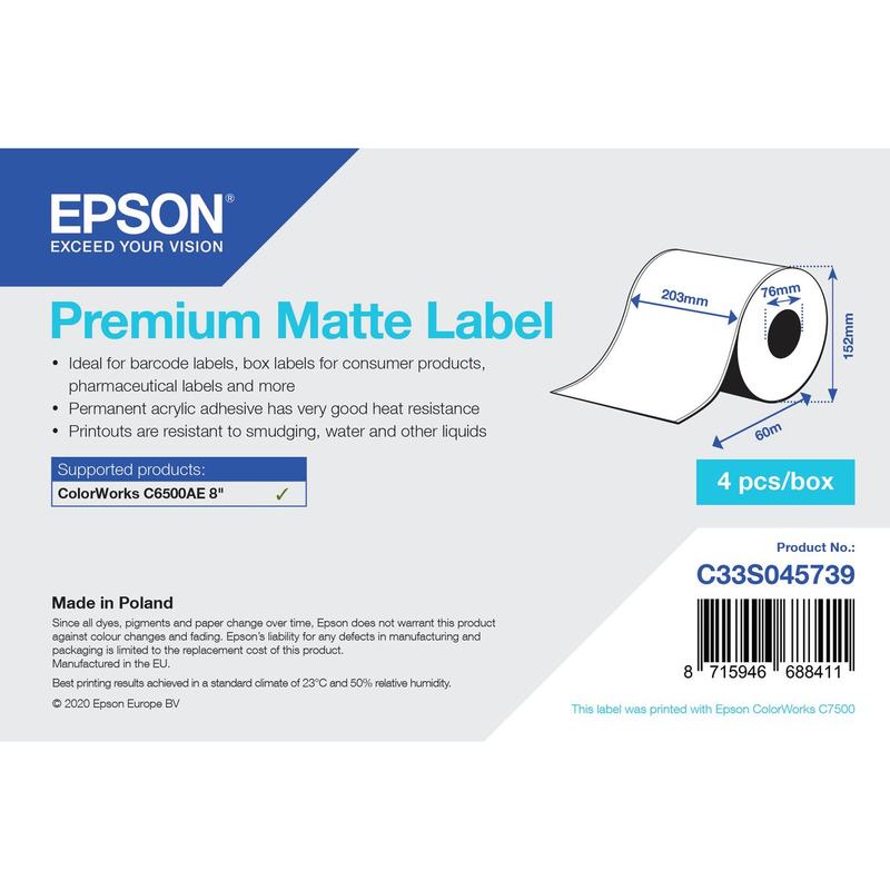 Epson Premium Matte Label Continuous