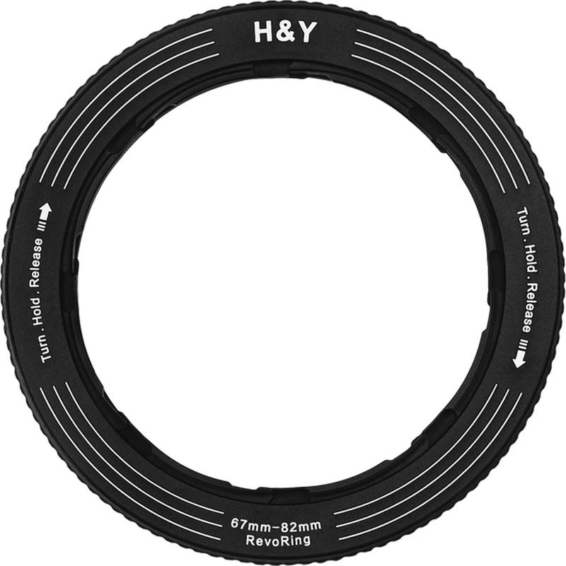 H&Y RevoRing 67-82mm Variable Adapter For 82mm Orange