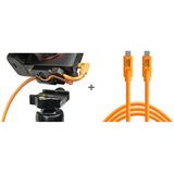 TetherTools TetherGuard Leverlock & Cable Kit USB-C To USB-C 15' (4.6m