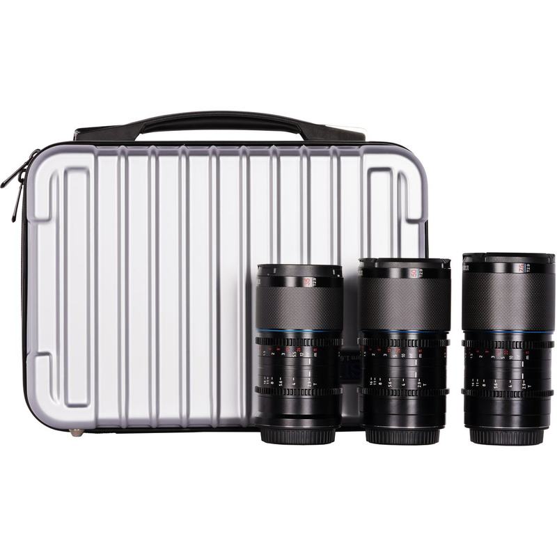 Sirui Saturn 1.6X FullFrame Anamorphic Set X Mount (35mm 50mm &75mm Blue Flare)