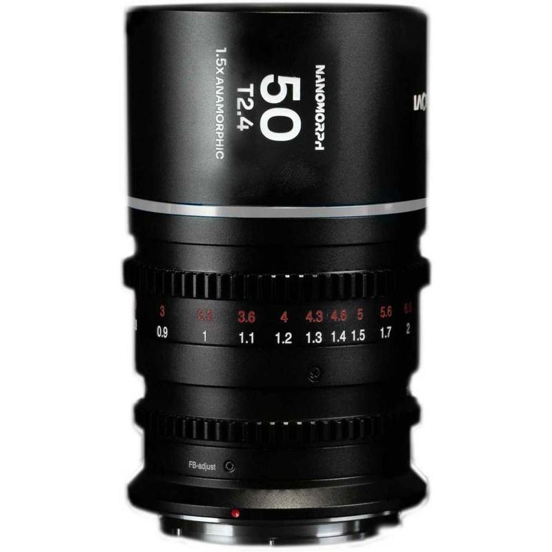 Laowa Nanomorph 50mm T2.4 1.5X S35 (Silver) (Cine) Nikon Z
