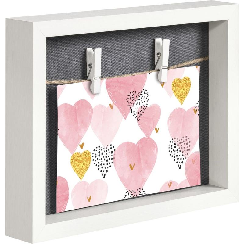 Hama Photo Frame Muro w/ Cord EN Clamps White 16.5 X 21.5 cm