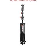Shape Low Boy Double Riser Stand Black/Chrome 6.4'