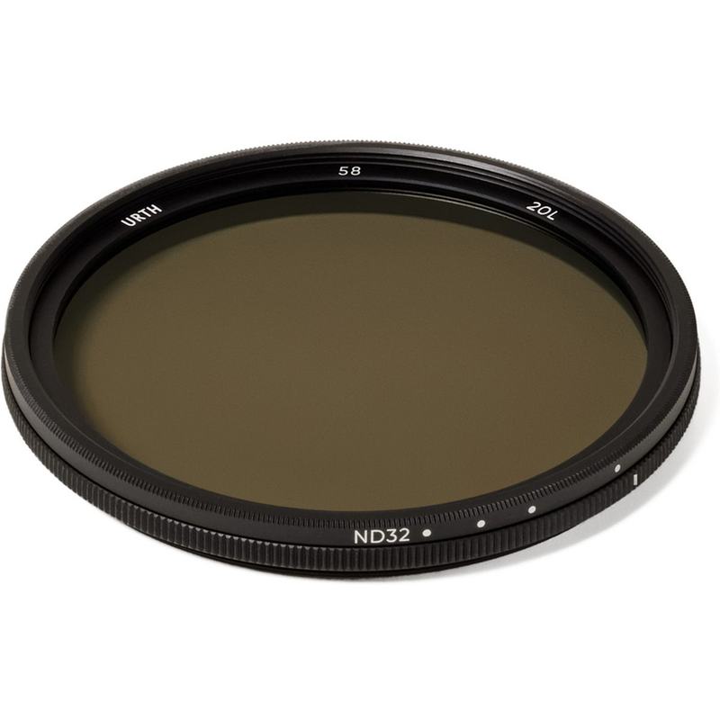 Urth 58mm ND2-32 (1-5 Stop) Variable ND Lens Filter (Plus+)