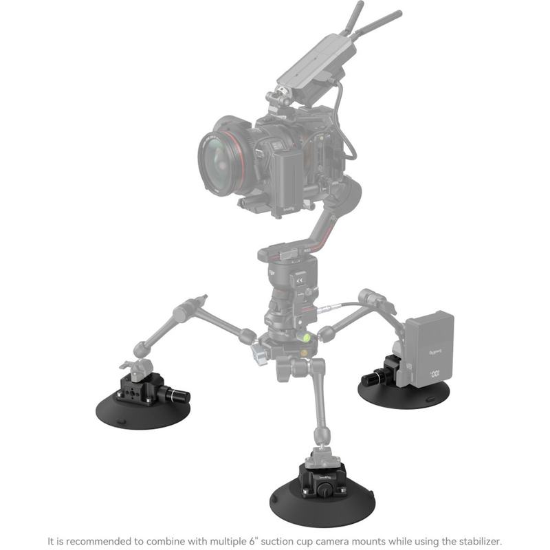 SmallRig 4114 6" Suction Cup Camera Mount