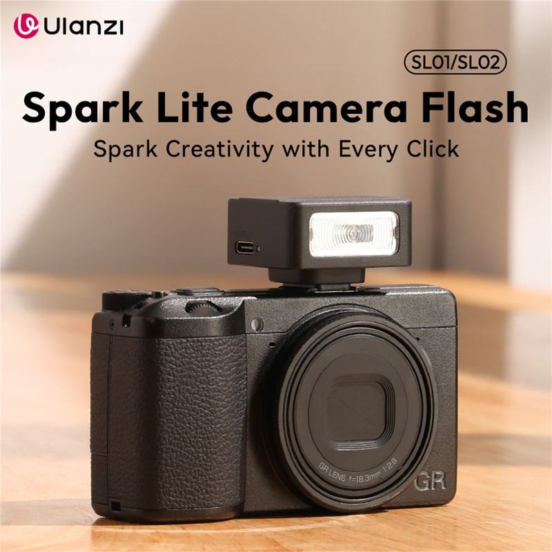 Ulanzi SL02 Spark Lite Mini Cameraflitser w/ LED-Lamp