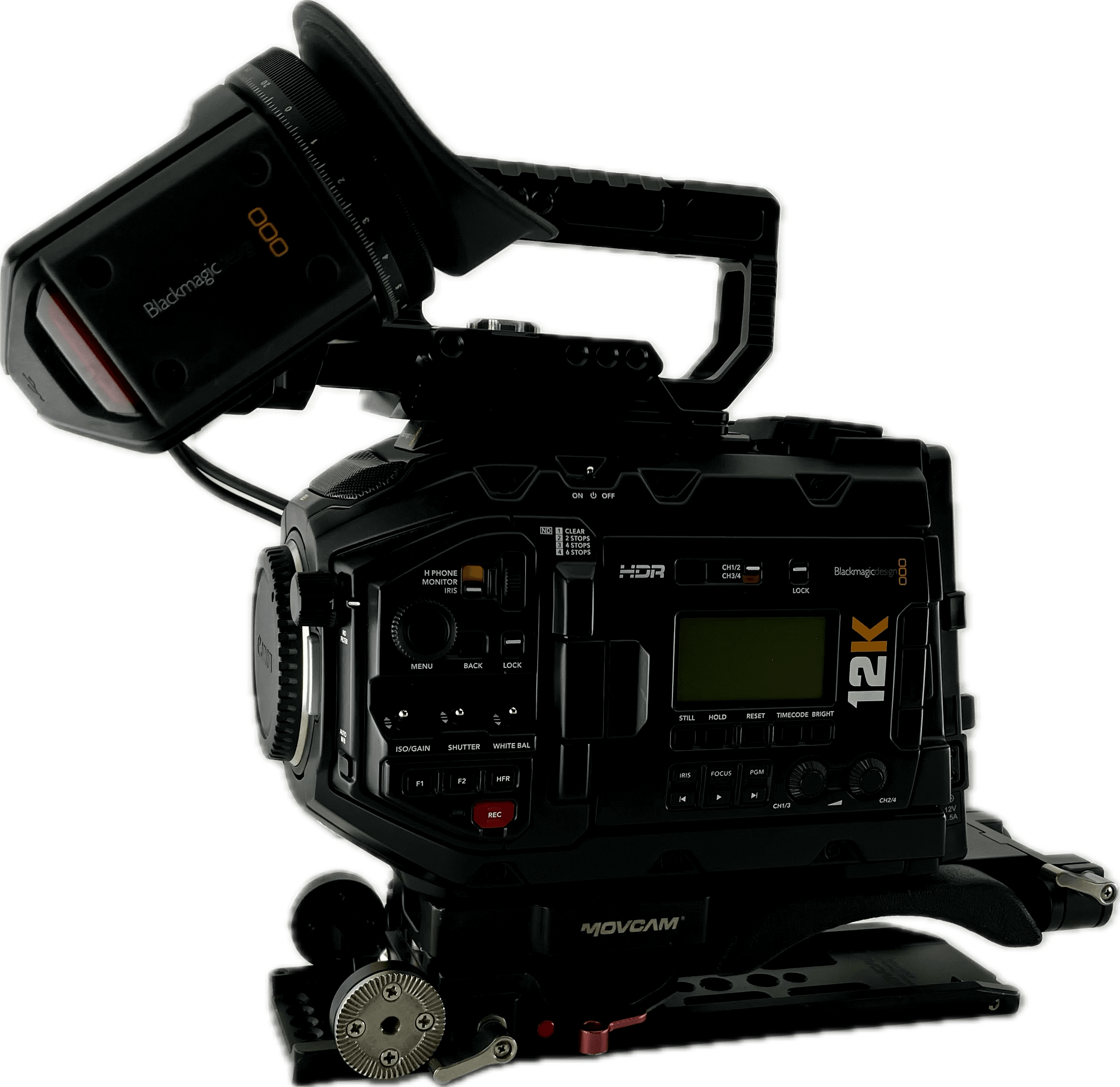 BlackMagic URSA Mini Pro 12K EF Mount | 1 dag huren voor €200,00