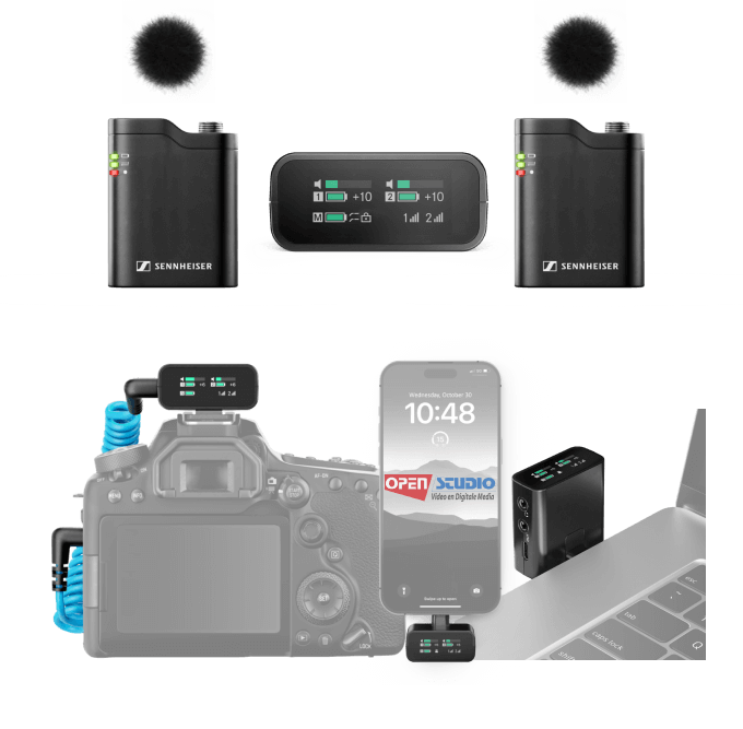Sennheiser Profile Wireless 2-Channel mic SET | 1 dag huren voor