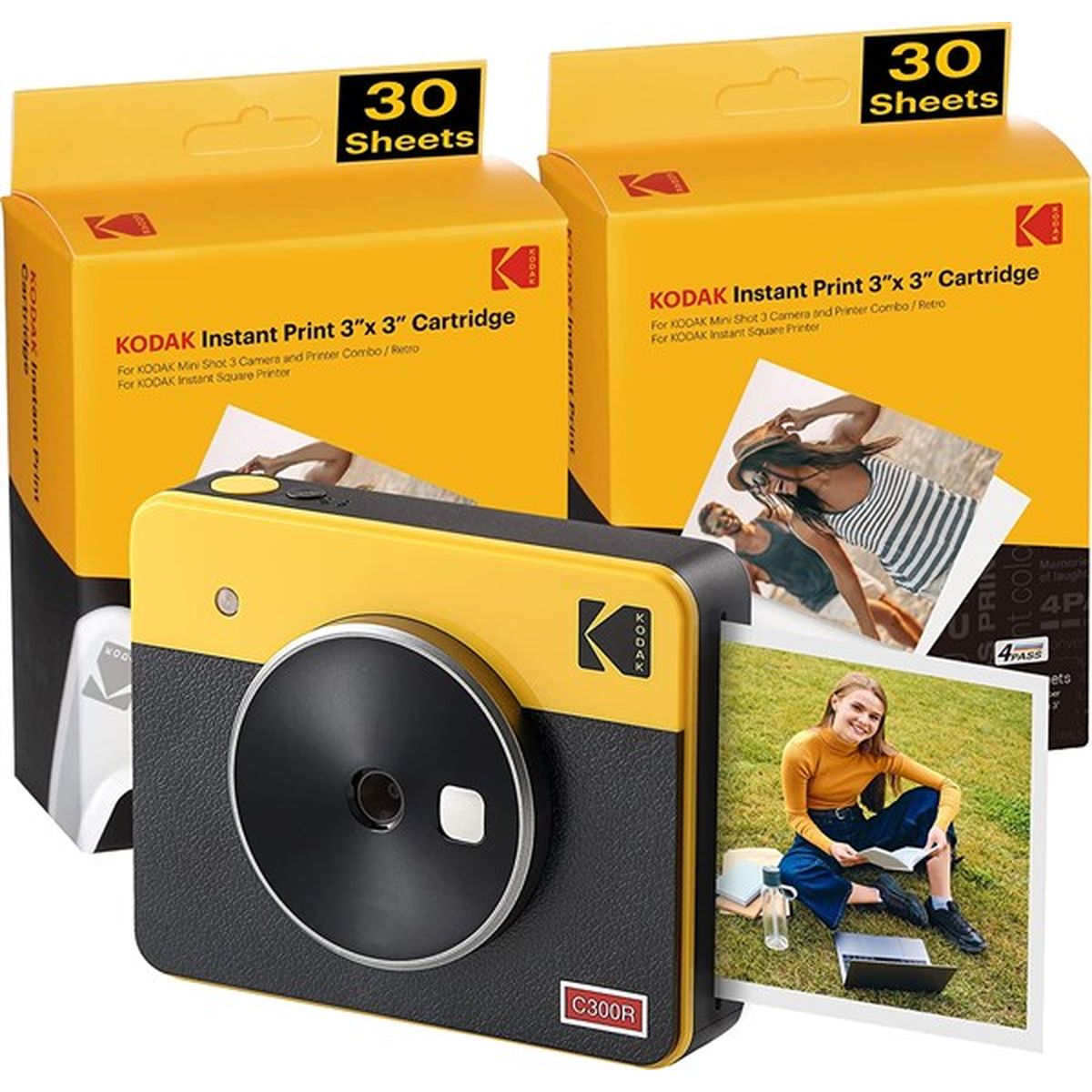 ongerustheid Proberen Lot Kodak Mini Shot 3 2-IN-1 Portable Instant Camera Yellow + 60 Sheet kopen  vanaf €156,20 bij Open Studio in Amsterdam